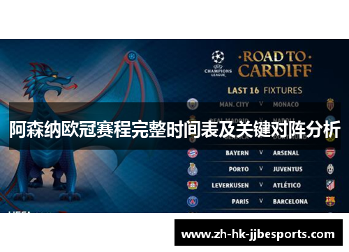 阿森纳欧冠赛程完整时间表及关键对阵分析